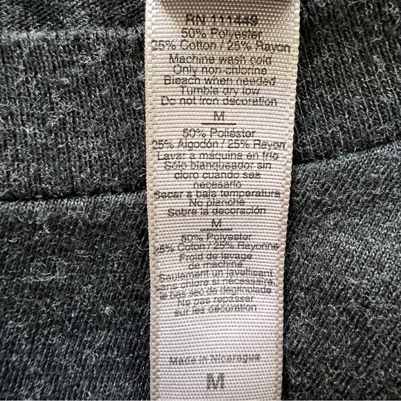 Next Level Apparel Dark Gray Tinder T-Shirt Unisex Tee Size M Medium - Picture 6 of 6